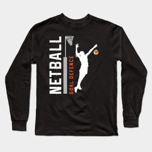 Goal Defence Netbal Long Sleeve T-Shirt